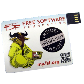 FSF USB membership card