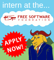 Intern at the Free Software Foundation