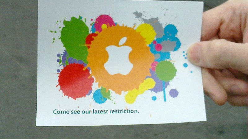 Defective by Design -- Apple Restriction Zone