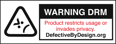 Defective by design against DRM