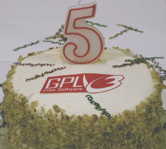 Happy 5th Birthday GPLv3