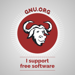 I support free software