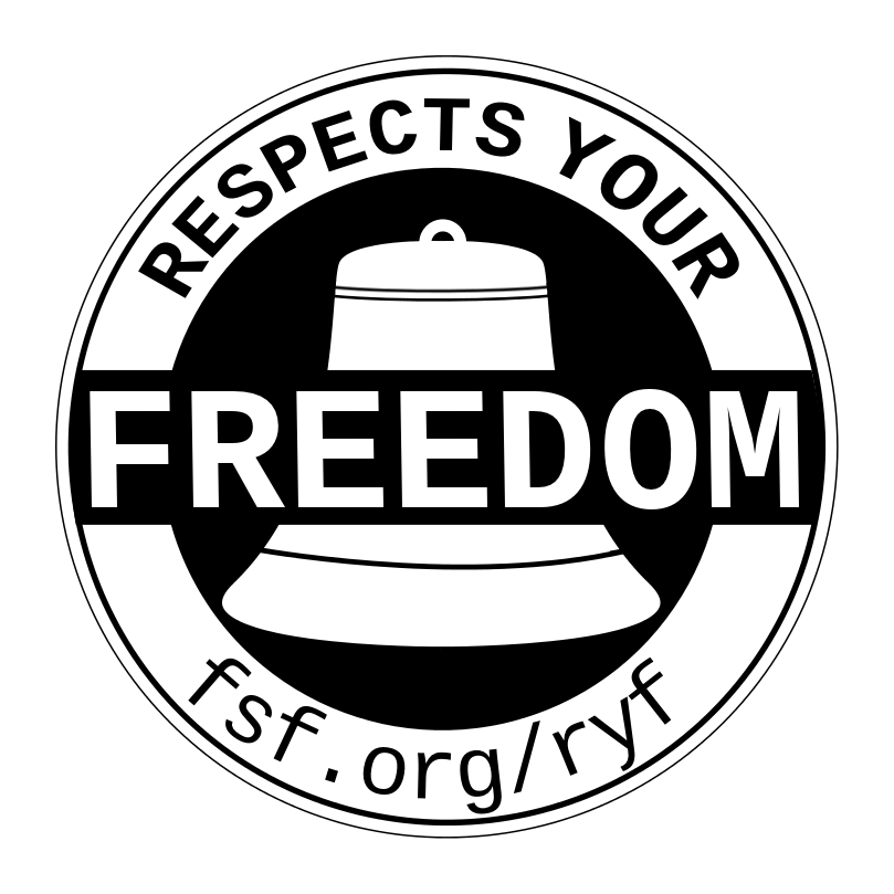 Respects Your Freedom Certification Mark