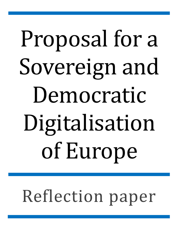 欧洲主权和民主数字化提案的首页。