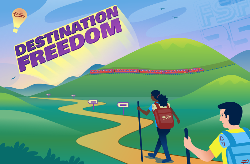 Destination: software freedom