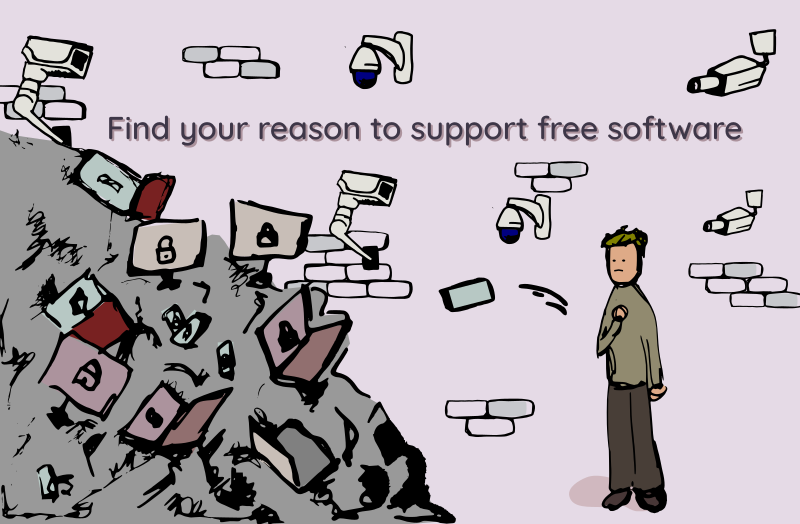 Find your reason to support free software.