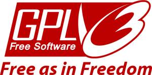 Logo for the GNU General Public License, version 3