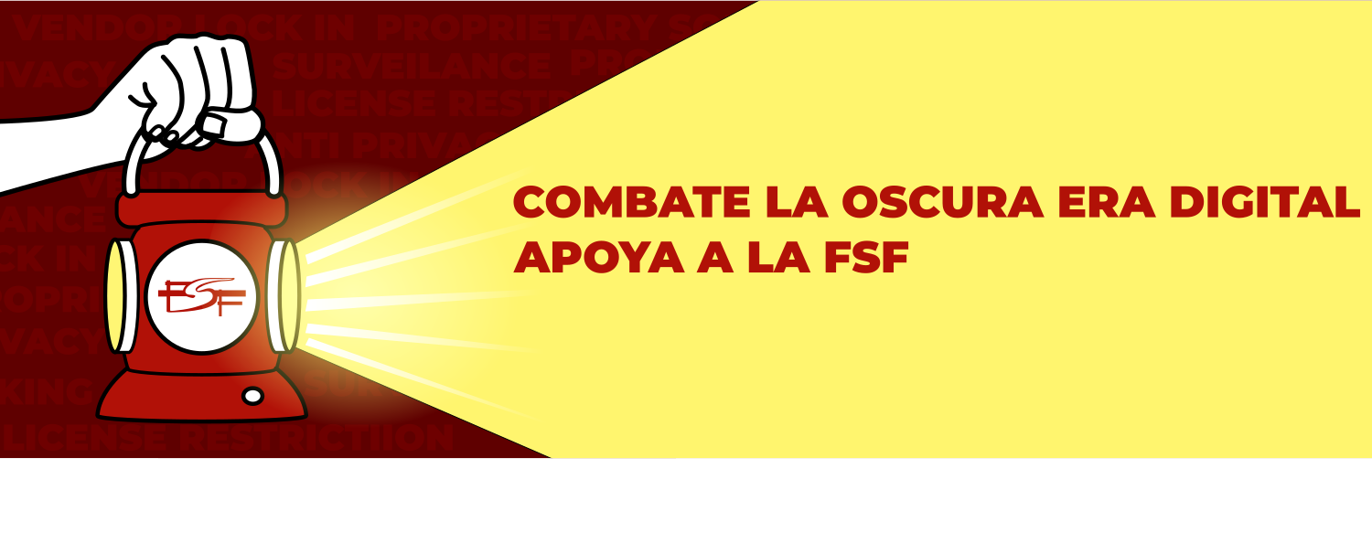 La FSF es una entidad sin ánimo de lucro que promueve mundialmente la libertad de las personas usuarias de ordenadores y defiende su derecho al uso de software libre.