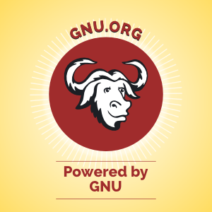 Powered by GNU