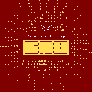 Powered by GNU