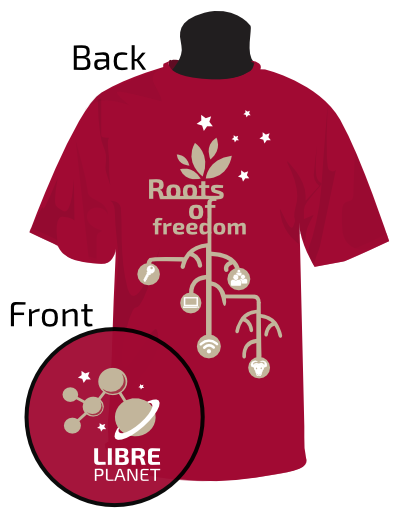 LibrePlanet 2017 tshirt