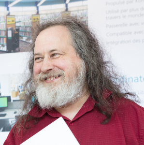 [ a photo of Richard Stallman ]