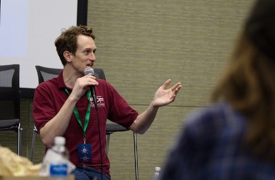 Ian Kelling speaking at a LibrePlanet