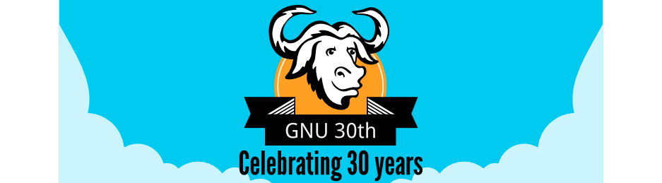 [ GNU 30th Anniversary Banner ]