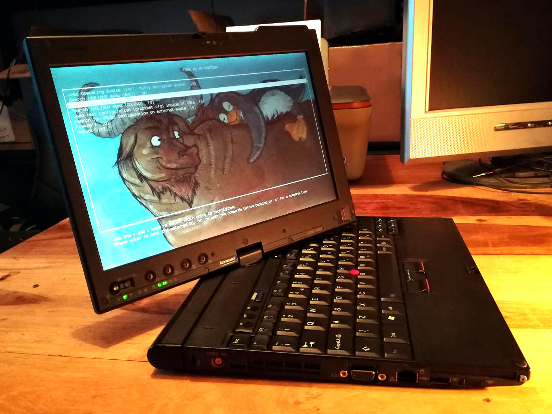 Libreboot X200 tablet